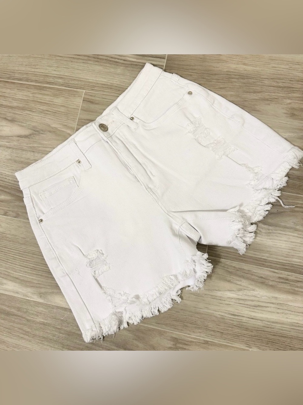 NWOT Distressed Denim Shorts